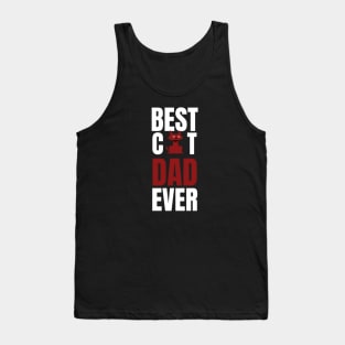 BEST CAT DAD EVER Tank Top